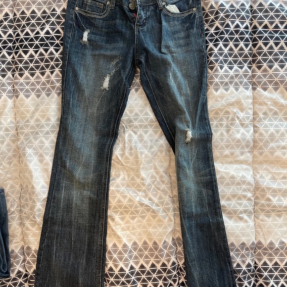 Ripped Blue Jeans - Picture 1 of 2